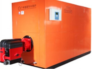 特点：
该系列产品综合了常压锅炉和承压锅炉的优点，机组本体按常压设计，内置可承压1.0MPa的铜管换热器，水质清洁，有效地解决了高尚建筑的采暖及供热水问题。
该产品采用了以下关键技术：
1、大炉胆技术：有效增加机组辐射受热面积，降低NOx排放量。
2、大烟管技术：降低烟气流动阻力，降低风机电耗。
3、扰流子技术：强化传热，提高热效率。
4、防腐技术：采用国际上通用的防腐阻垢措施，即牺牲阳极保护法保护本体，确保炉体不会腐蚀，延长了使用寿命。